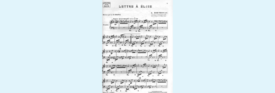 lettre à Elise